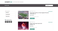 Desktop Screenshot of evention.net
